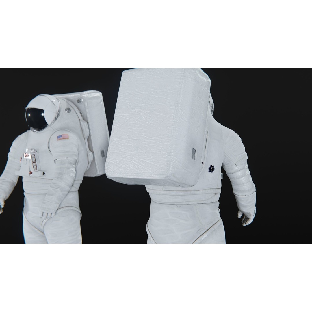 XEMU Artemis Spacesuit 3D Model – High Poly Rigged Asset, FBX - View 9