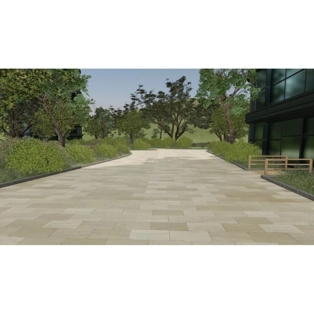 Urban Green Space 3D Model – Realistic Cityscape Environment, Blender - View 5