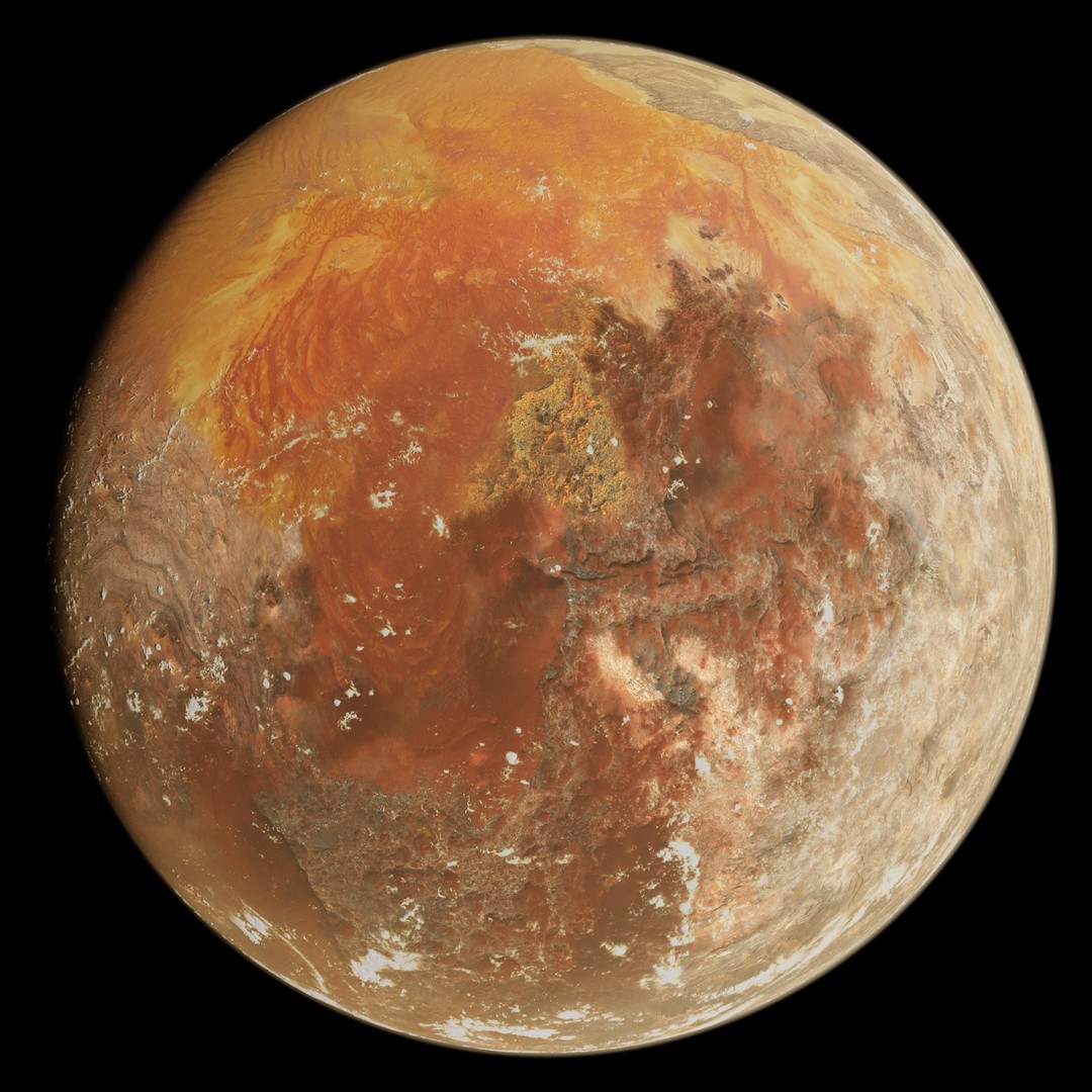 Korriban 3D Model – High-Resolution Planet Texture, PBR - View 11
