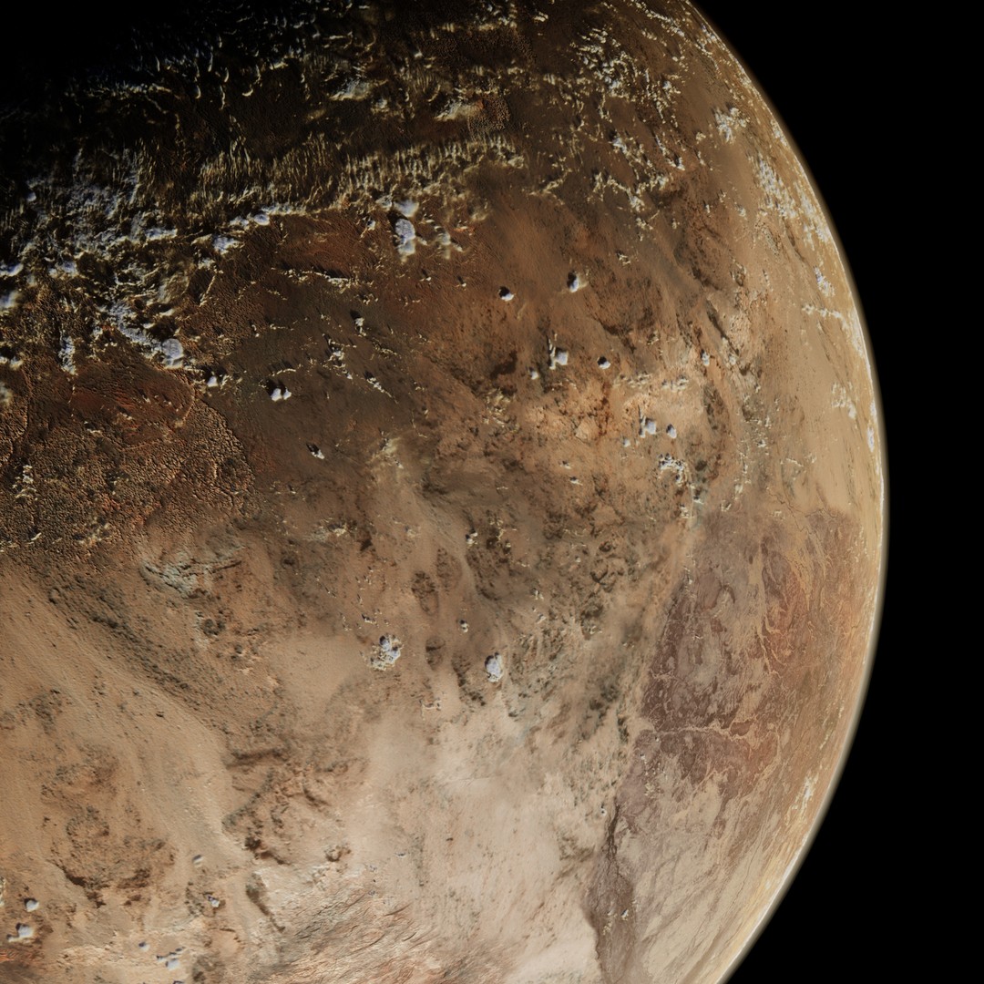 Korriban 3D Model – High-Resolution Planet Texture, PBR - View 13