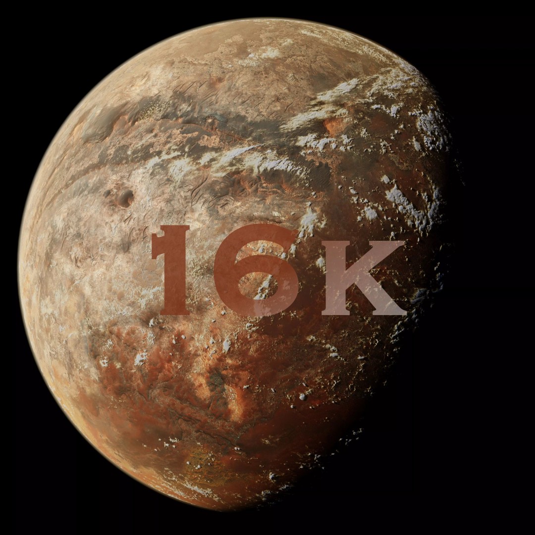 Korriban 3D Model – High-Resolution Planet Texture, PBR - View 2