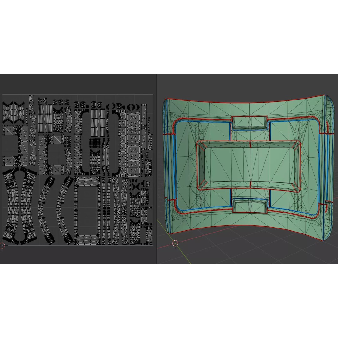 Modular Habitat 3D Model – Low Poly Sci-Fi Architecture, FBX