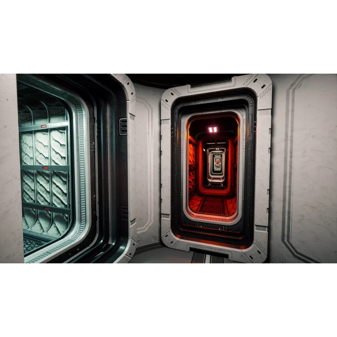 Modular Habitat 3D Model – Low Poly Sci-Fi Architecture, FBX - View 4