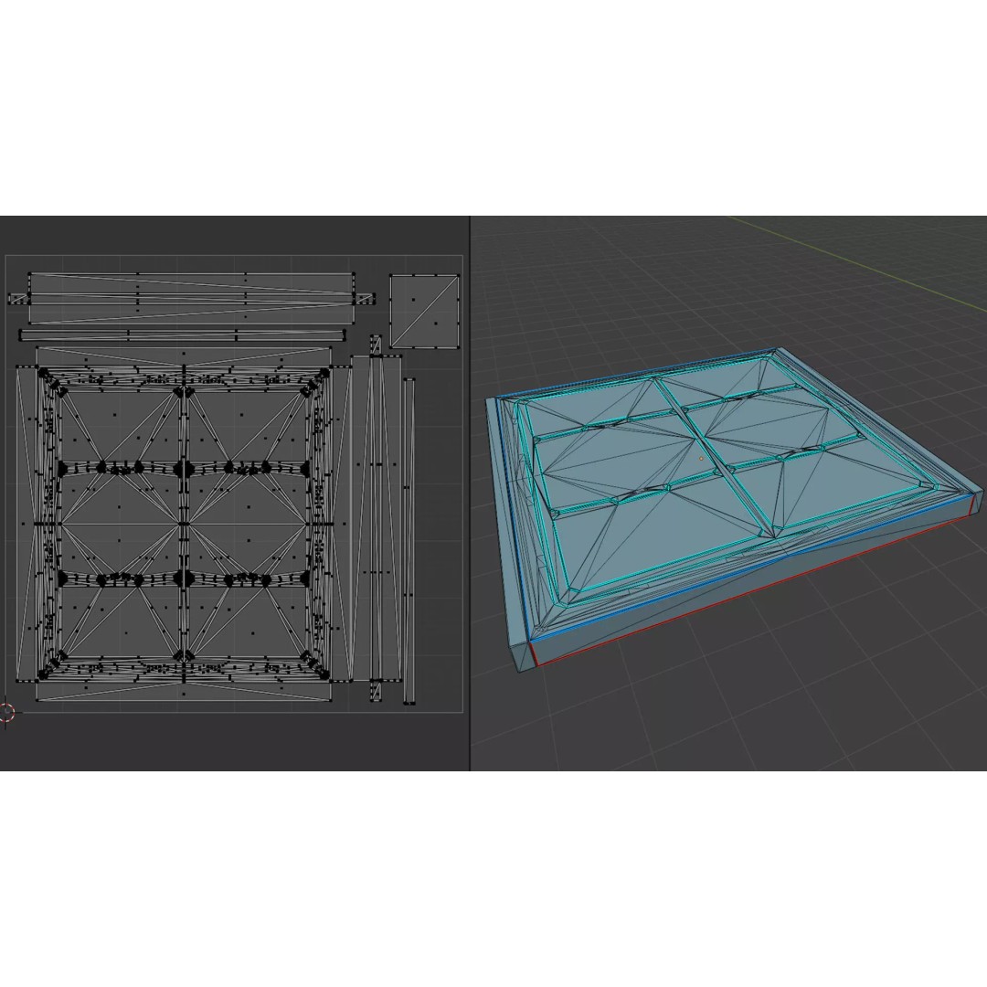 Modular Habitat 3D Model – Low Poly Sci-Fi Architecture, FBX - View 8