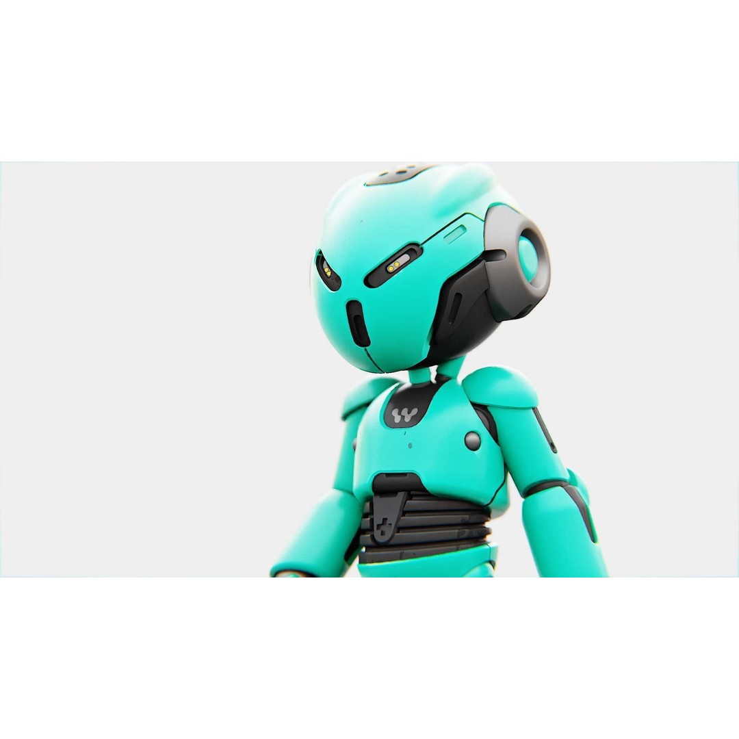 Toon Droid Megalon 3D Model – Rigged Sci-Fi Character, Blender & FBX - View 29