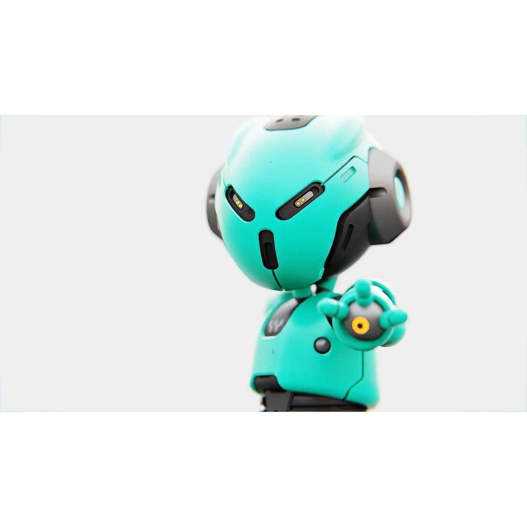 Toon Droid Megalon 3D Model – Rigged Sci-Fi Character, Blender & FBX - View 3