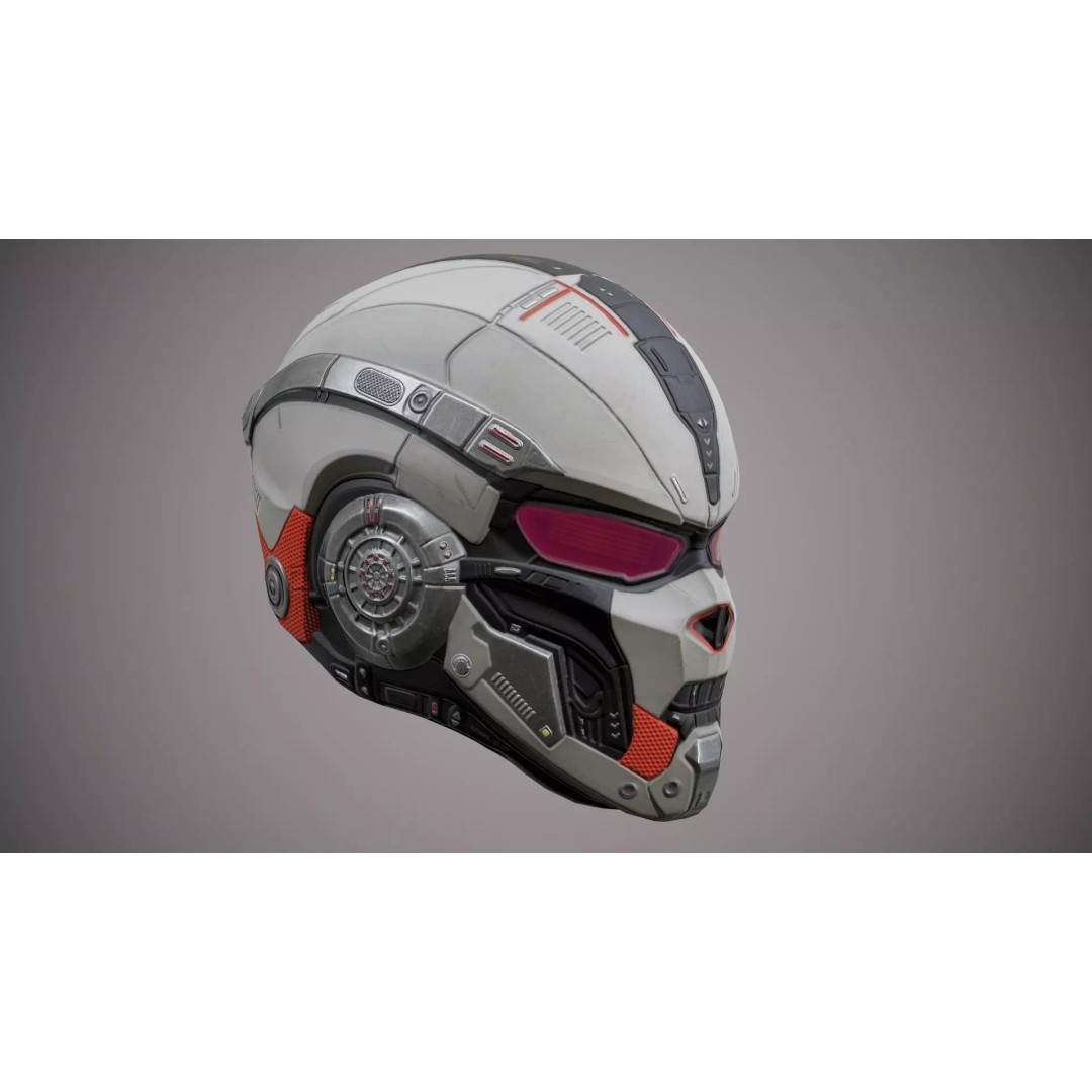 Sci-Fi Military Armor 3D Model – Low Poly Game Ready Outfit, FBX - View 15