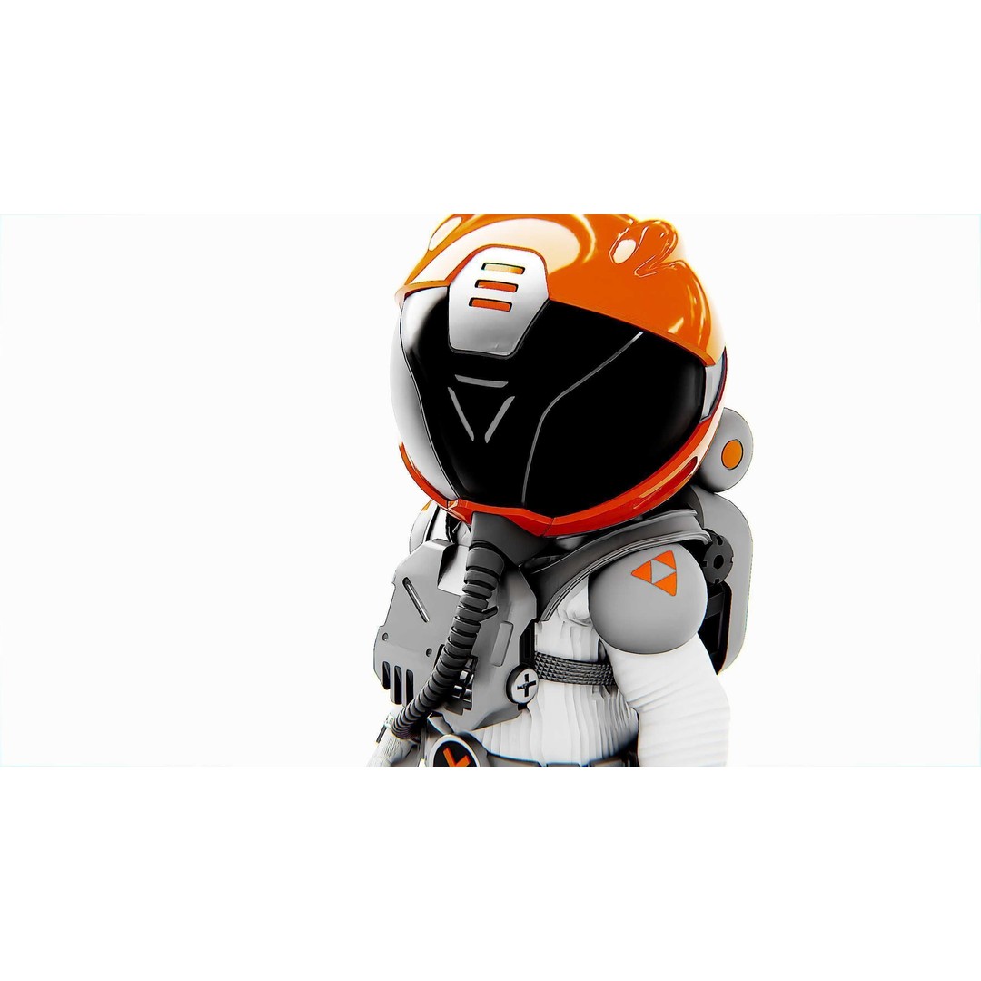 Toon Astronaut F-C 3D Model – Rigged Character for Unity & Unreal Engine - View 15