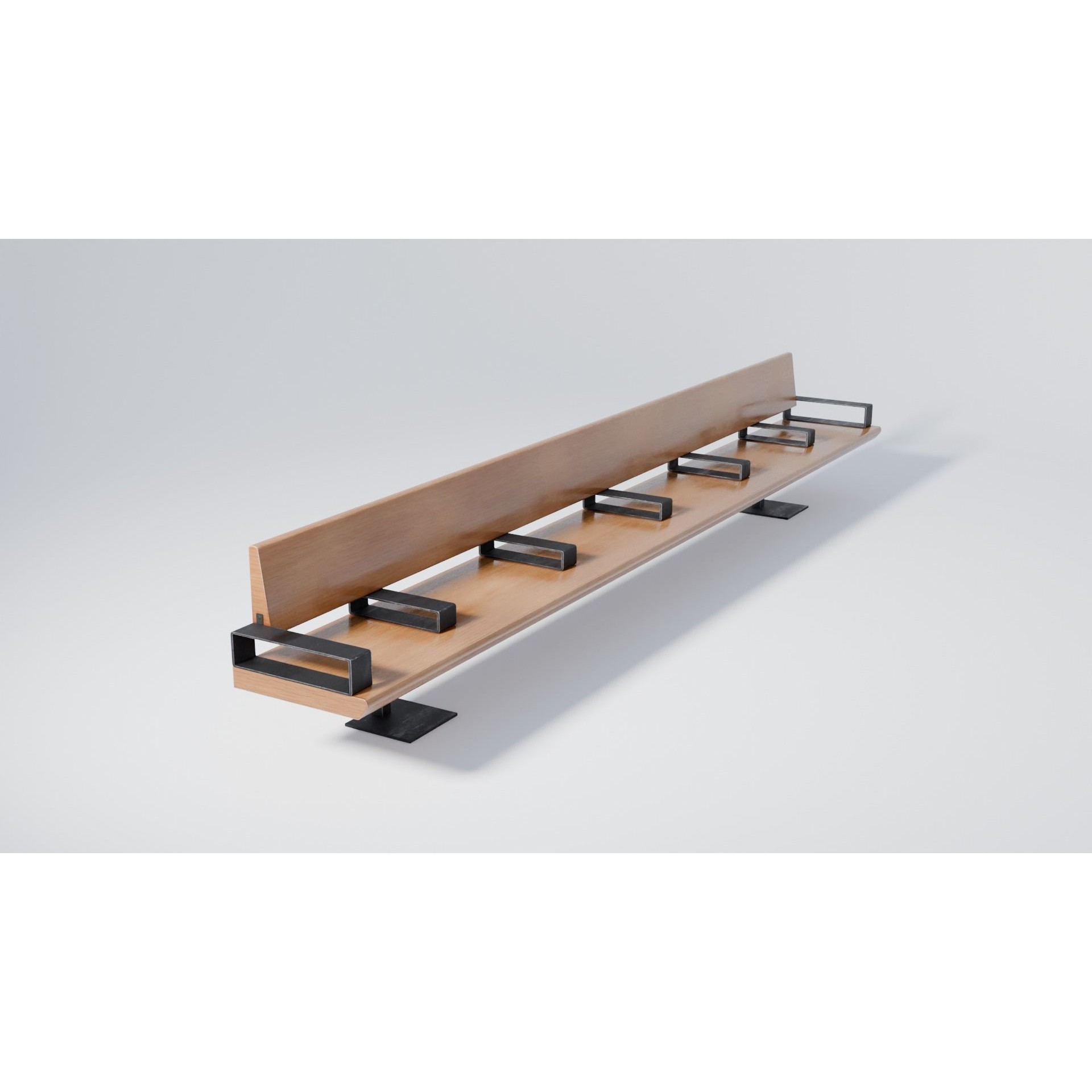 NYC Style Subway Platform - Low-Poly Game-Ready 3D Model - View 21