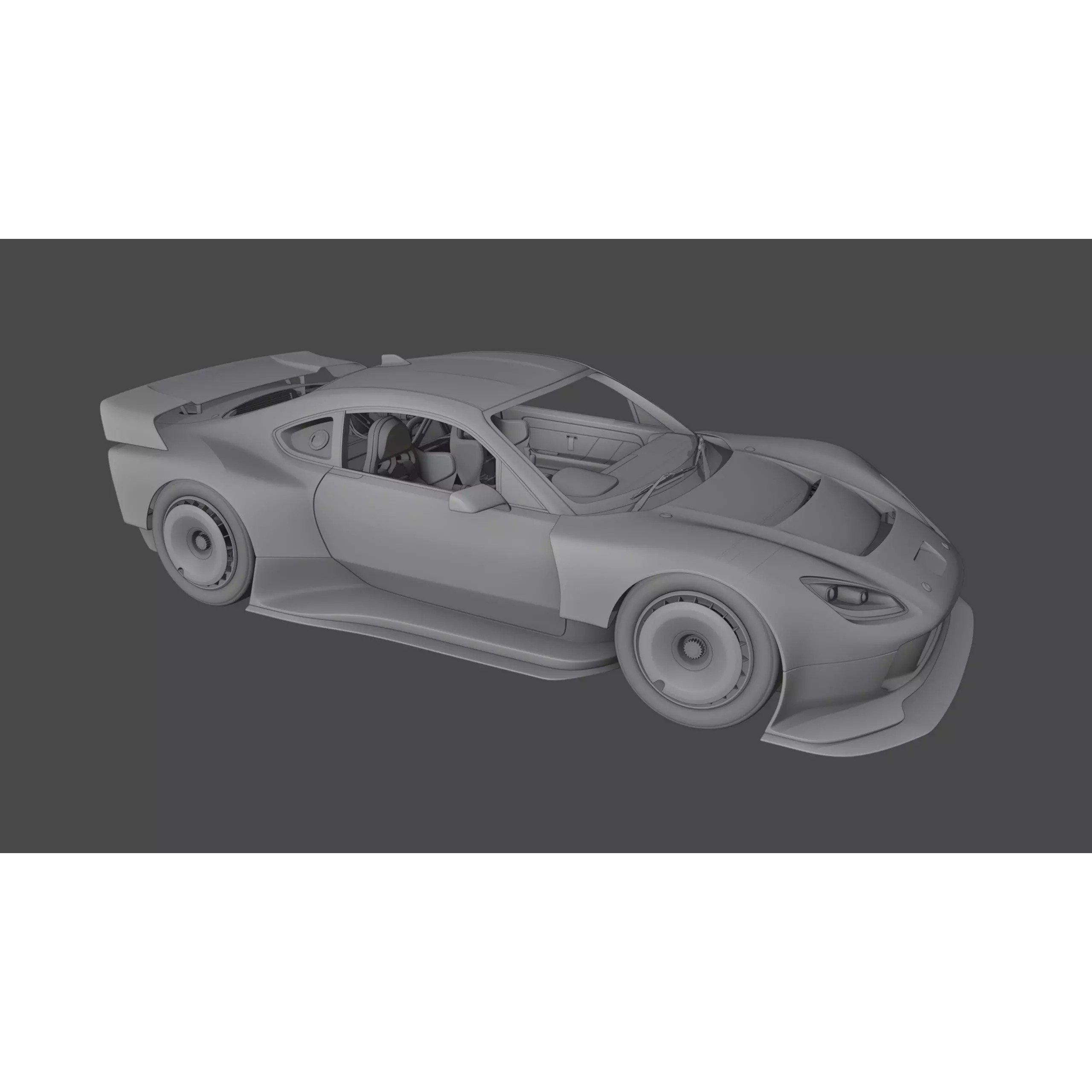 Toyota GR86 Vision - High-Poly 3D Model - View 15
