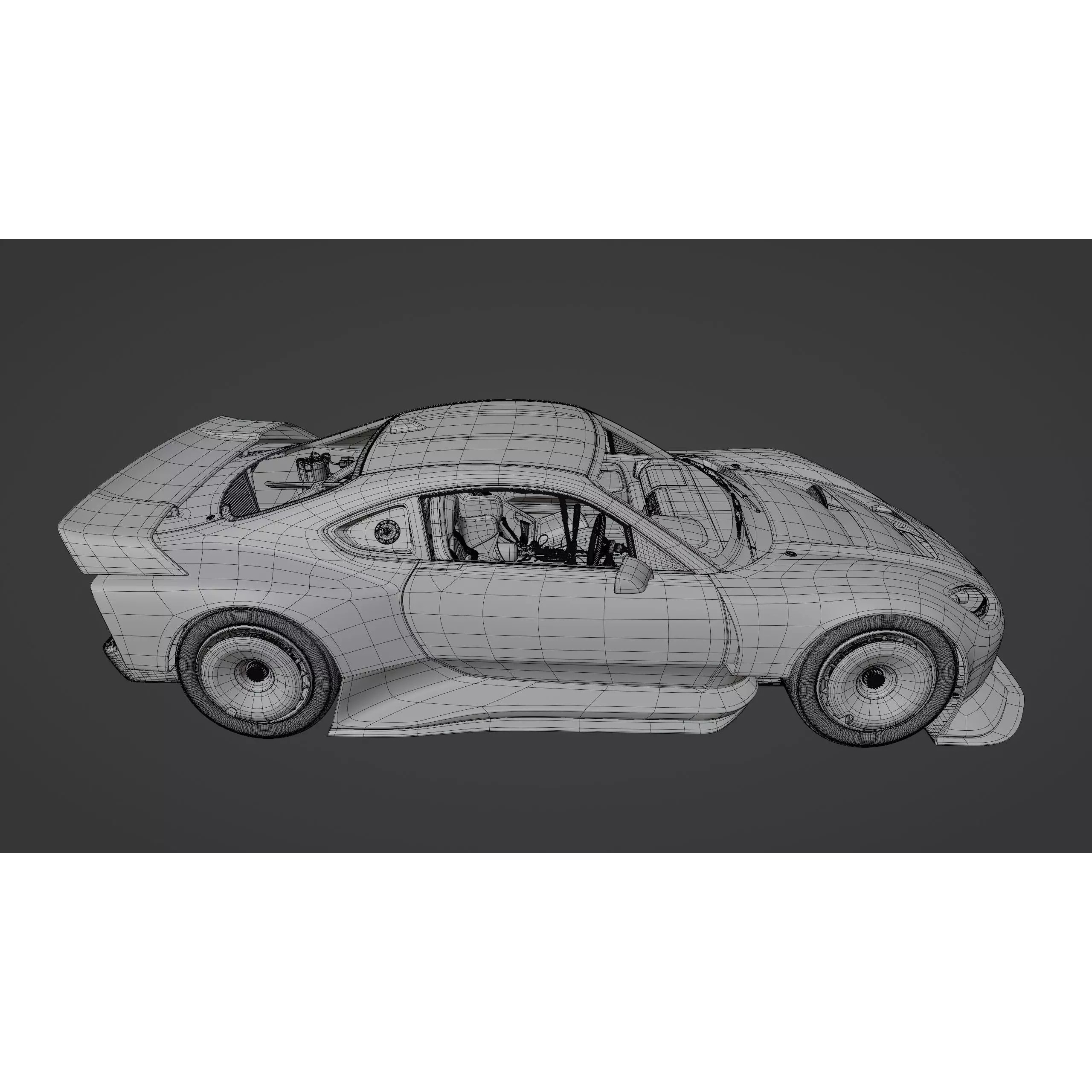 Toyota GR86 Vision - High-Poly 3D Model - View 19