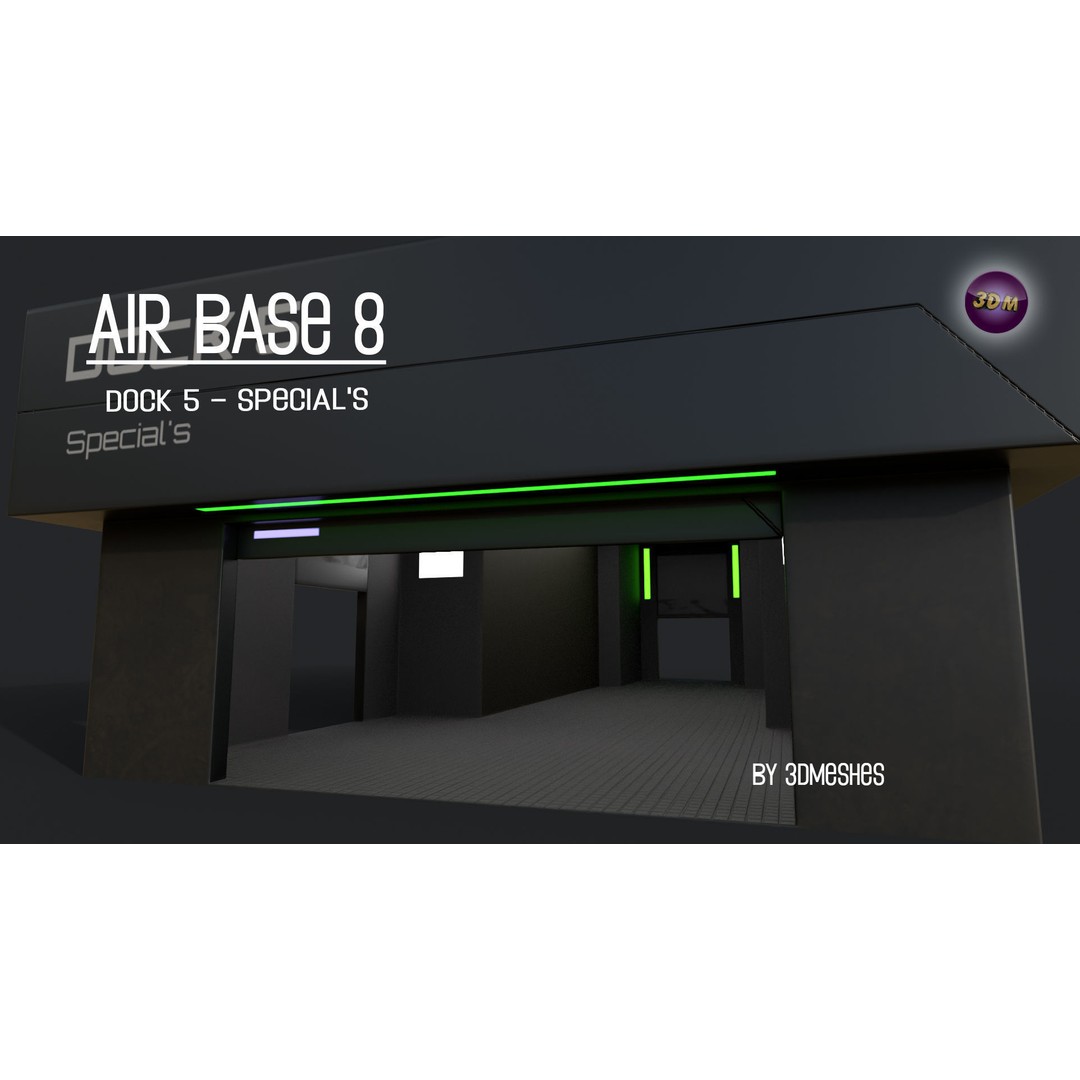 Dock 5 3D Model – Low Poly PBR Architectural Asset, FBX - View 11