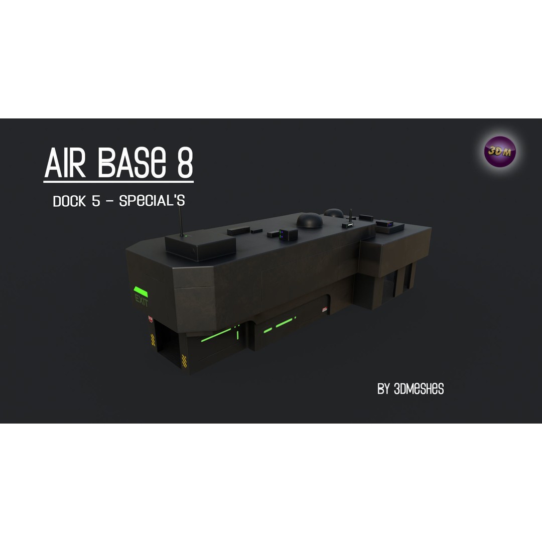 Dock 5 3D Model – Low Poly PBR Architectural Asset, FBX - View 14