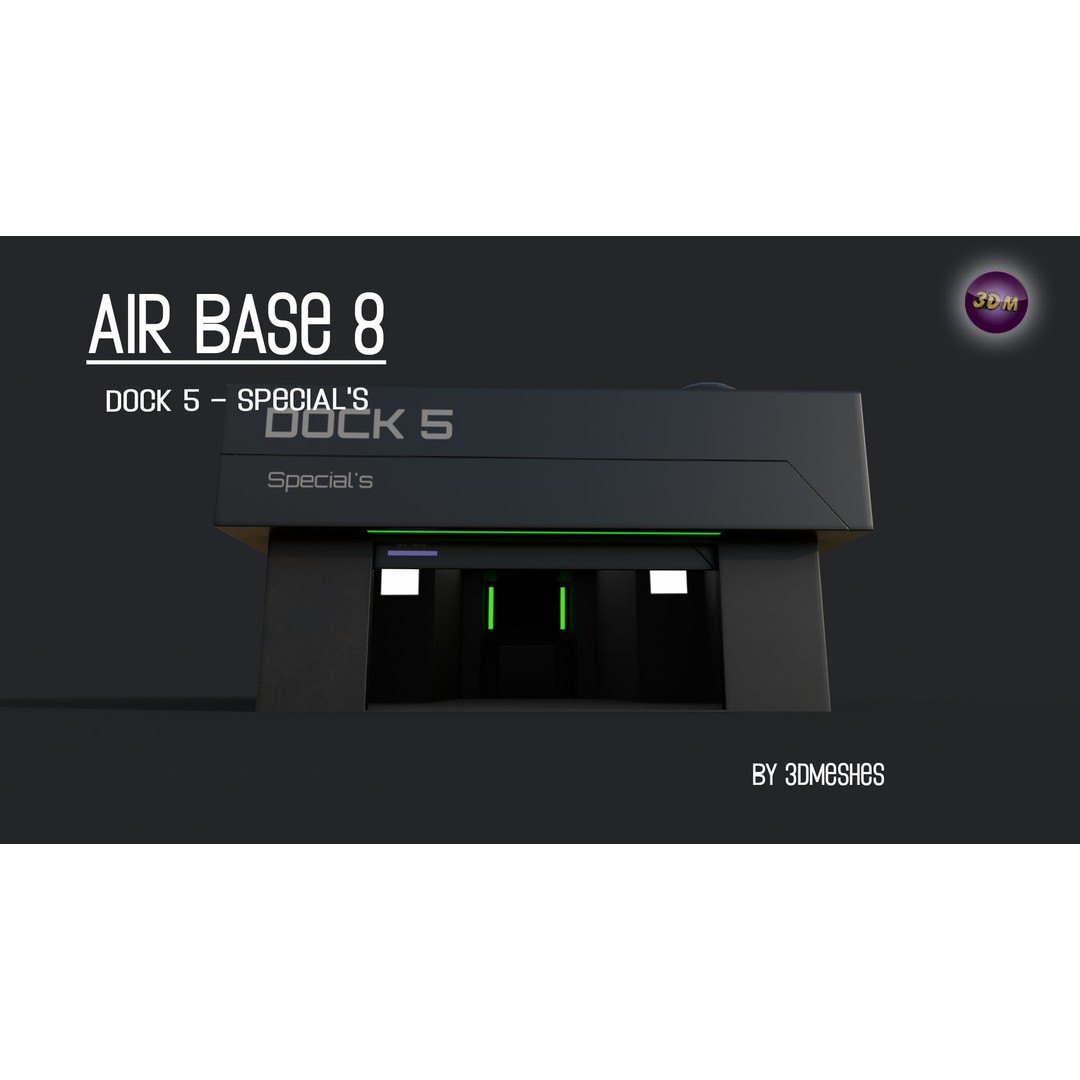 Dock 5 3D Model – Low Poly PBR Architectural Asset, FBX - View 16