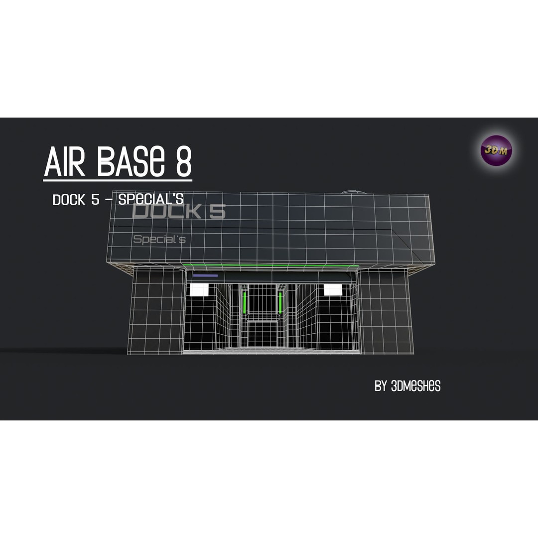 Dock 5 3D Model – Low Poly PBR Architectural Asset, FBX - View 17