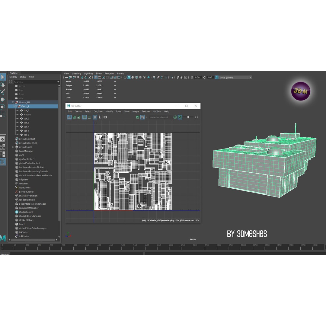 Dock 5 3D Model – Low Poly PBR Architectural Asset, FBX - View 18