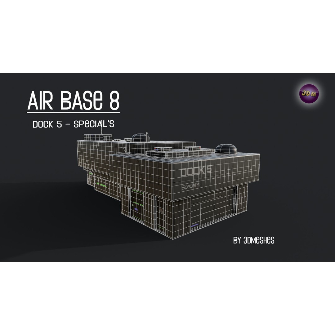 Dock 5 3D Model – Low Poly PBR Architectural Asset, FBX - View 20