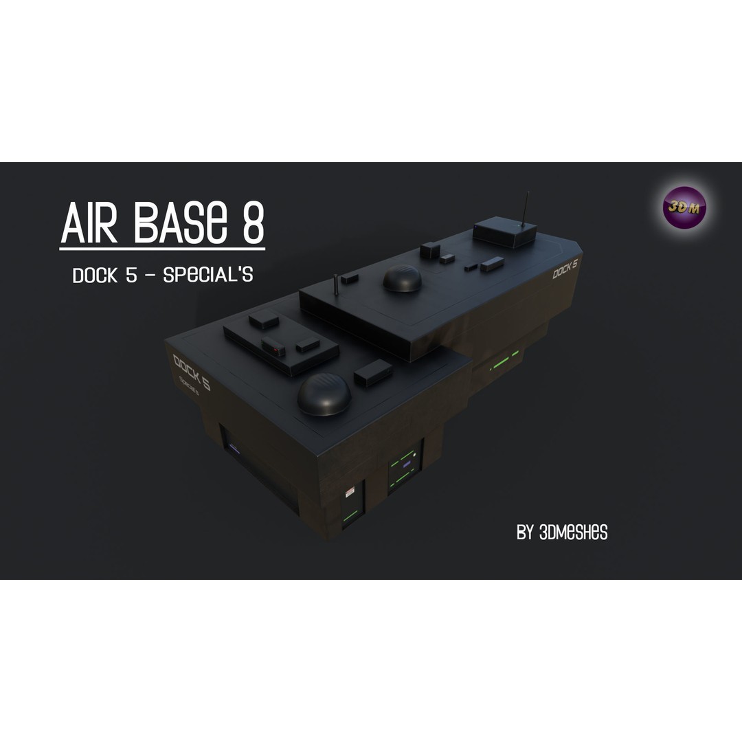 Dock 5 3D Model – Low Poly PBR Architectural Asset, FBX - View 21