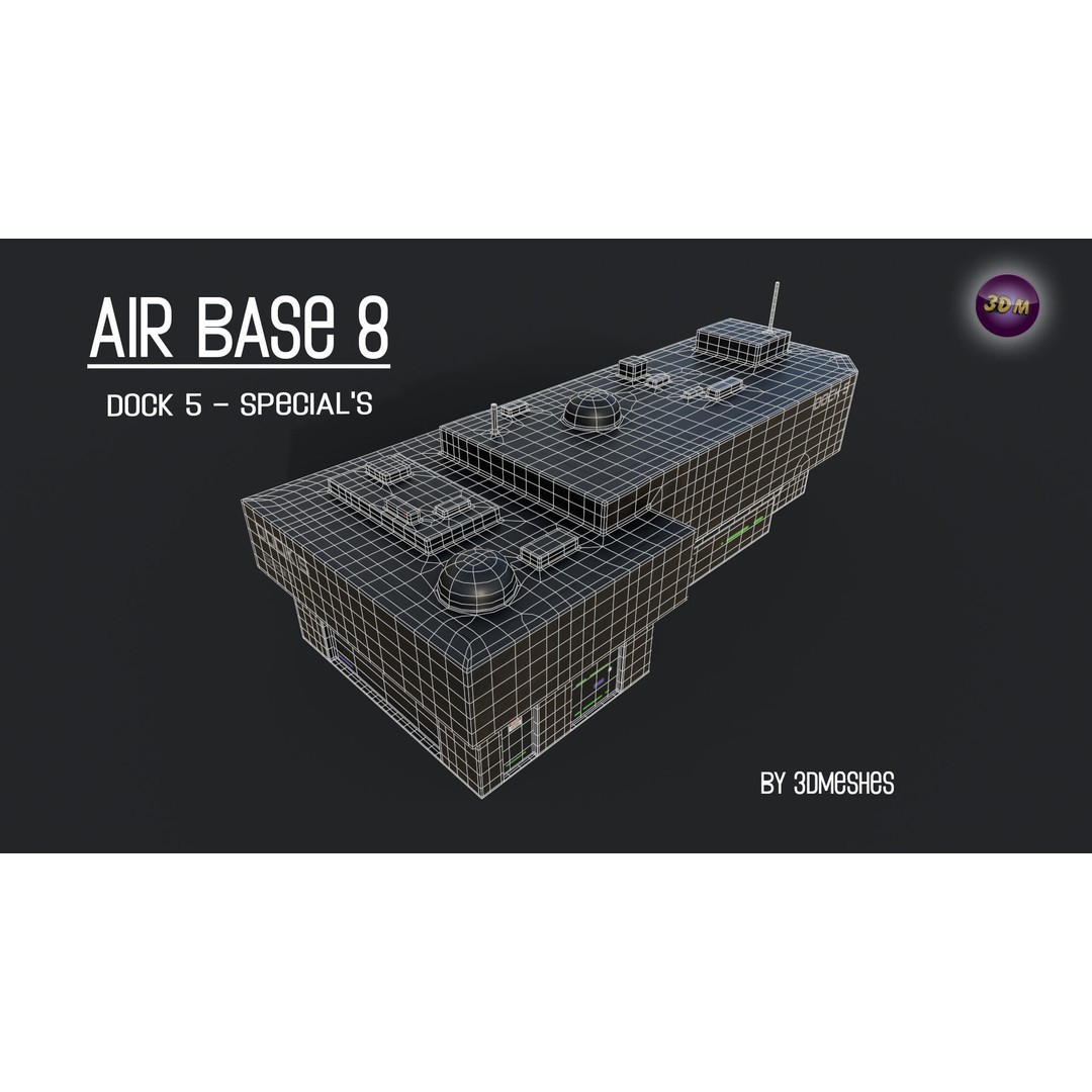 Dock 5 3D Model – Low Poly PBR Architectural Asset, FBX - View 22