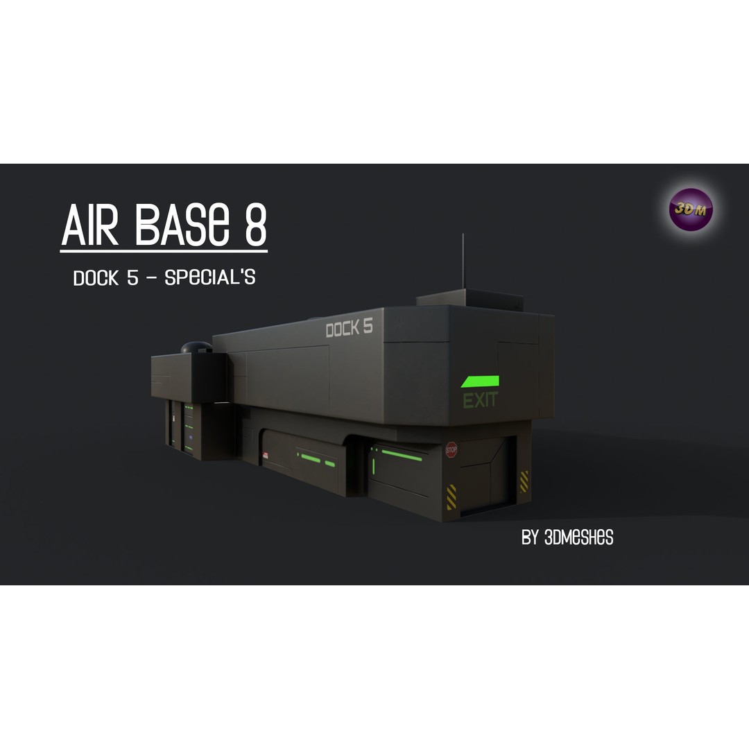 Dock 5 3D Model – Low Poly PBR Architectural Asset, FBX - View 23