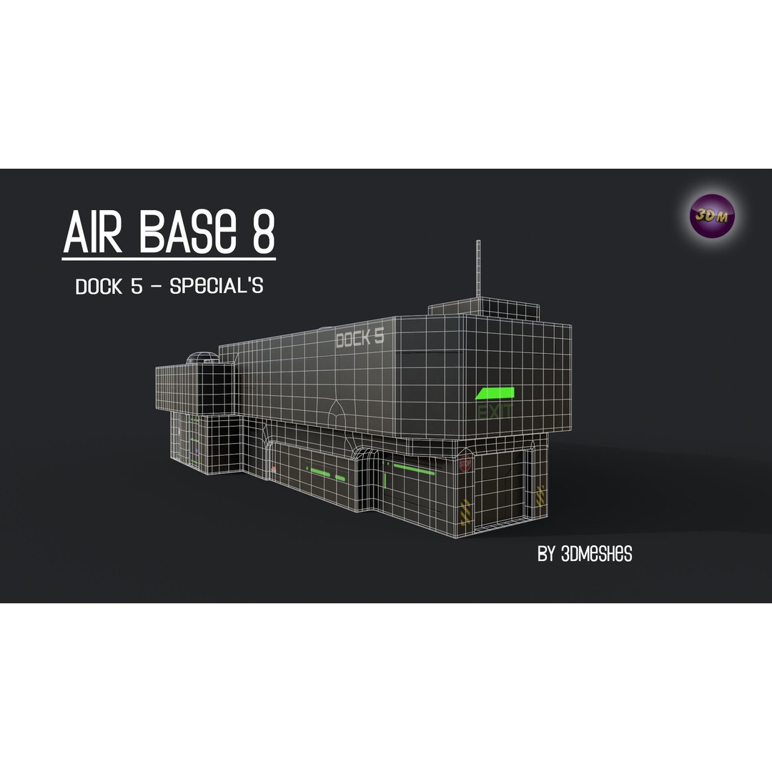 Dock 5 3D Model – Low Poly PBR Architectural Asset, FBX - View 24