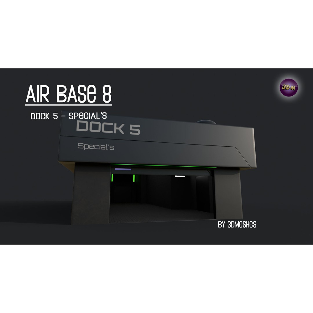 Dock 5 3D Model – Low Poly PBR Architectural Asset, FBX - View 27