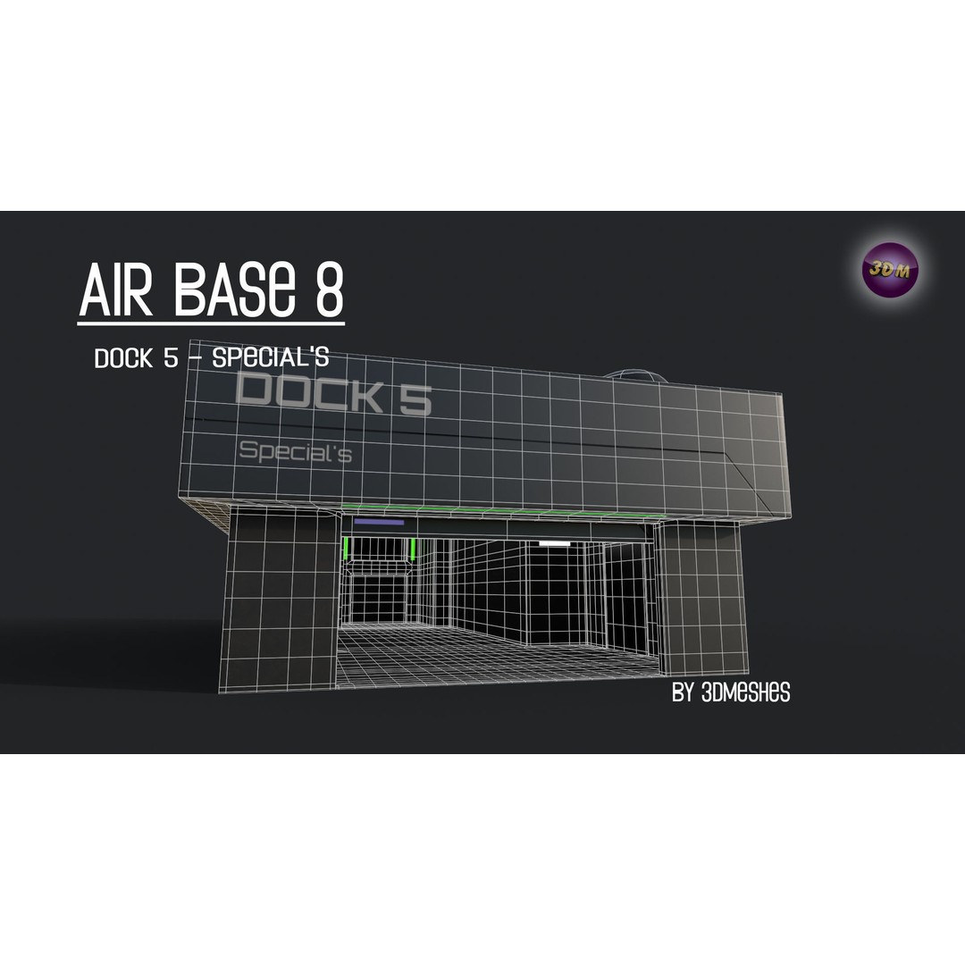Dock 5 3D Model – Low Poly PBR Architectural Asset, FBX - View 28