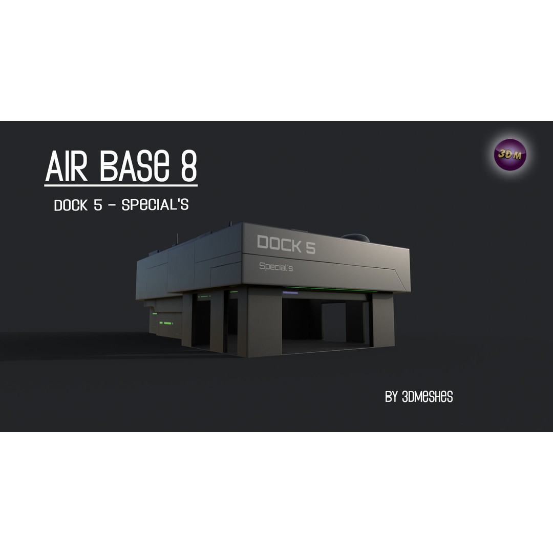 Dock 5 3D Model – Low Poly PBR Architectural Asset, FBX - View 29