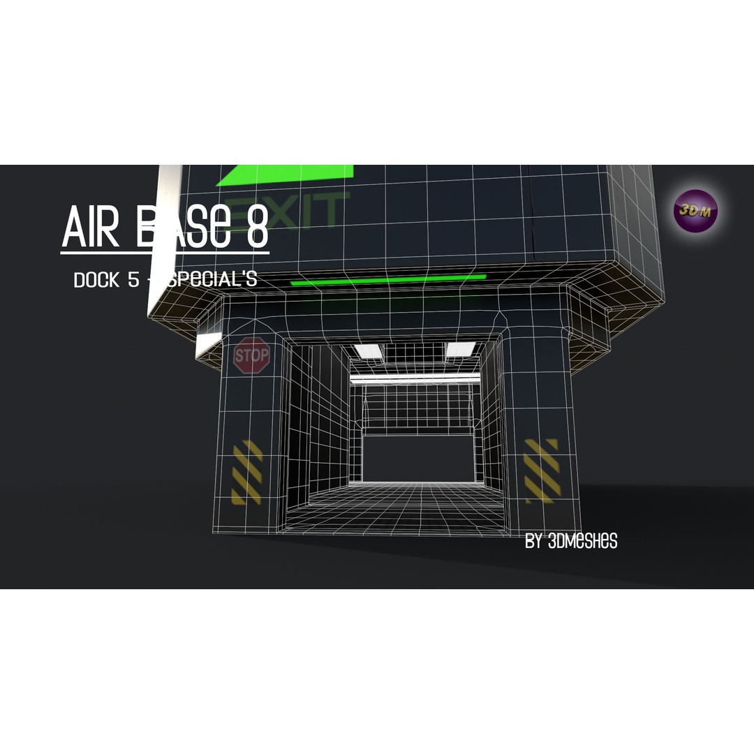 Dock 5 3D Model – Low Poly PBR Architectural Asset, FBX - View 4