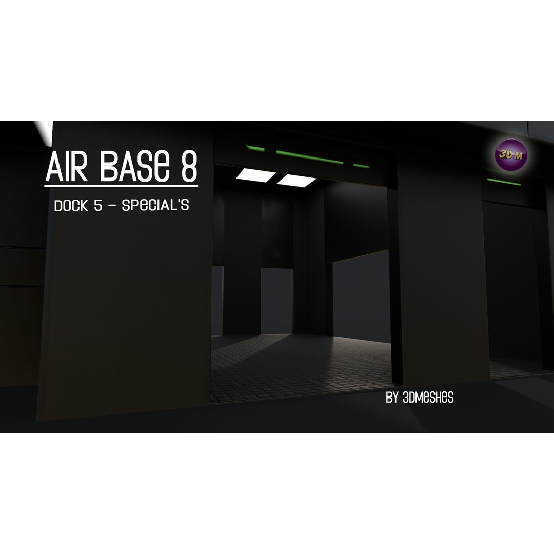 Dock 5 3D Model – Low Poly PBR Architectural Asset, FBX - View 5
