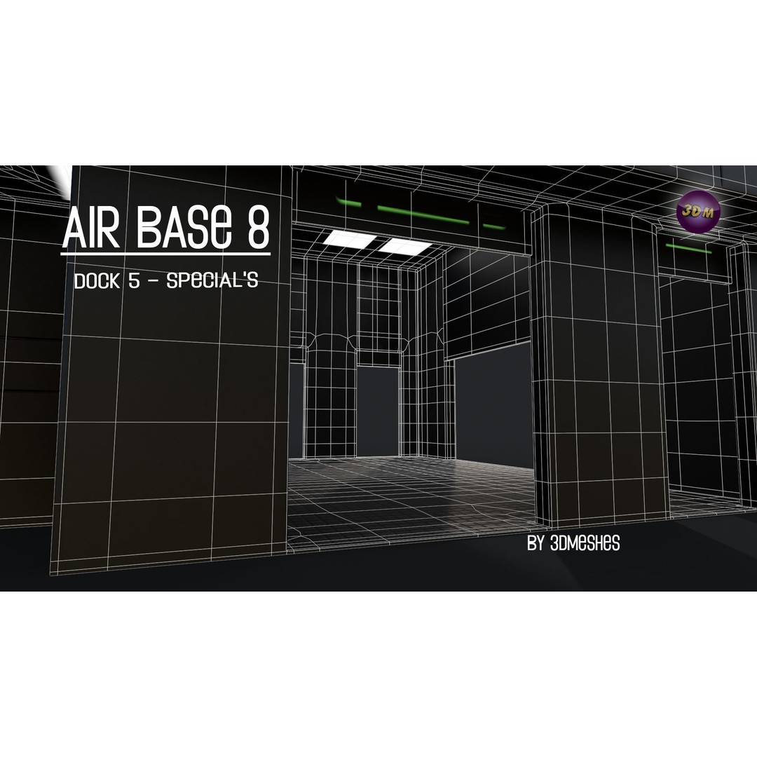 Dock 5 3D Model – Low Poly PBR Architectural Asset, FBX - View 6