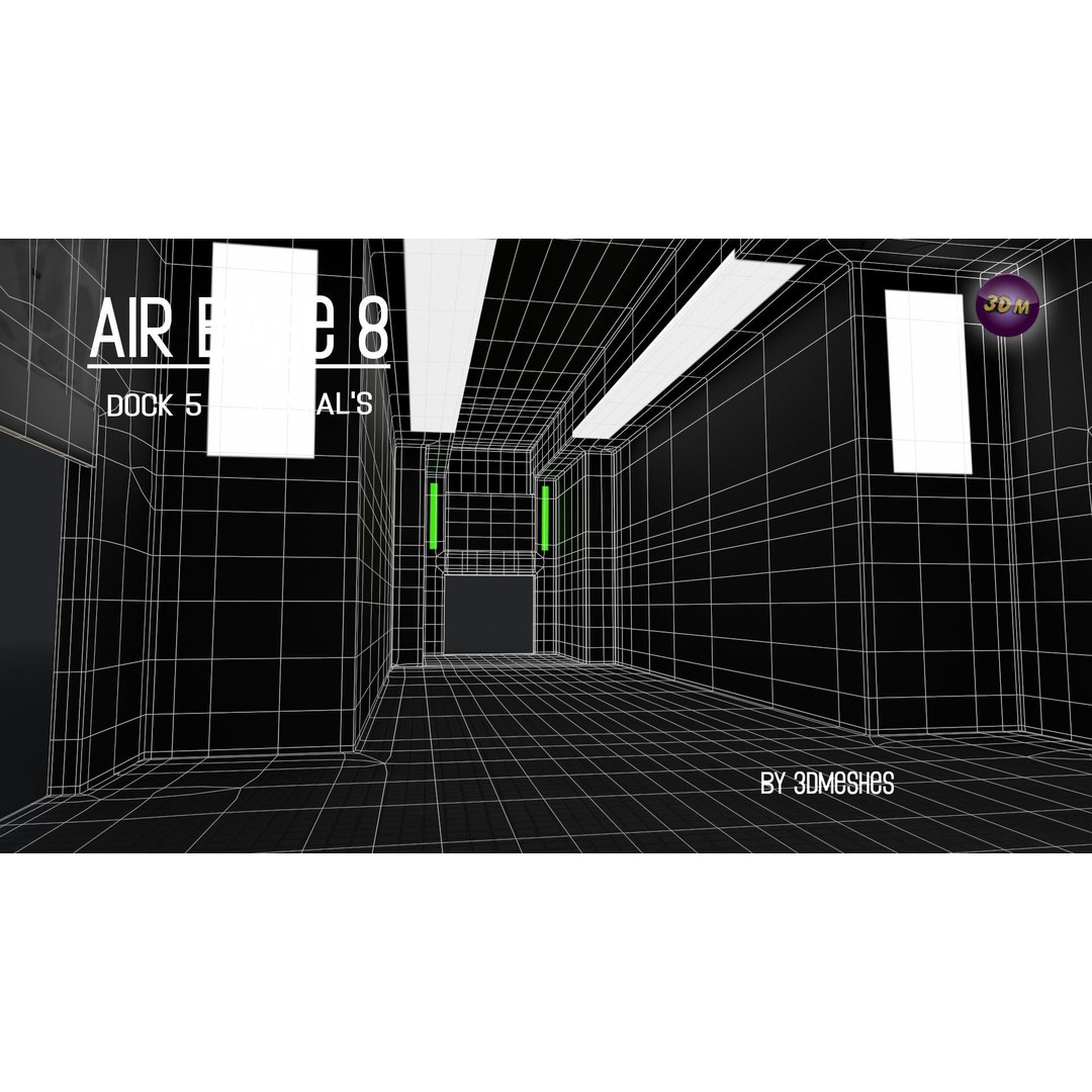 Dock 5 3D Model – Low Poly PBR Architectural Asset, FBX - View 8