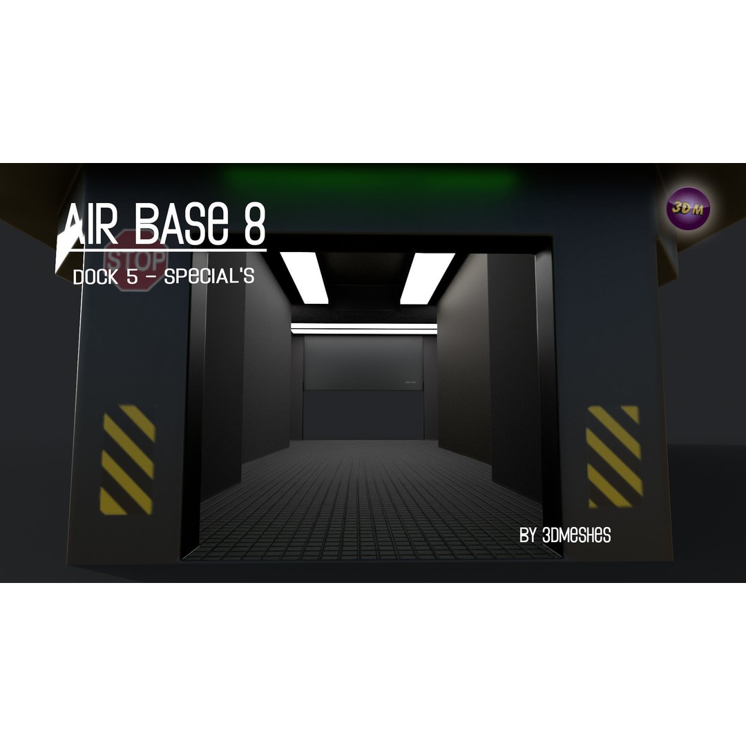 Dock 5 3D Model – Low Poly PBR Architectural Asset, FBX - View 9