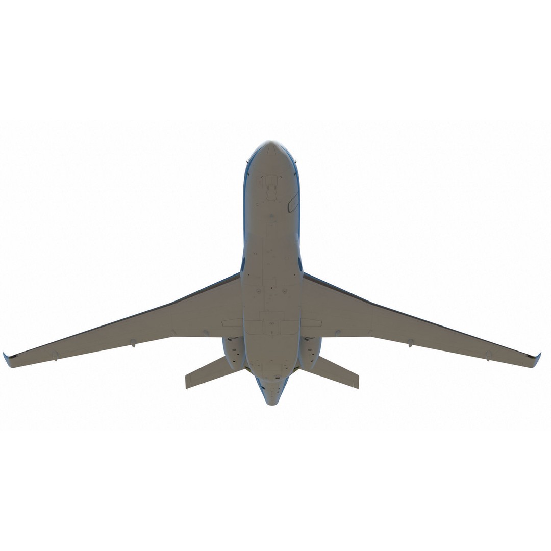 Dassault Falcon 8X 3D Model – Low Poly Aircraft, Game Ready FBX - View 20