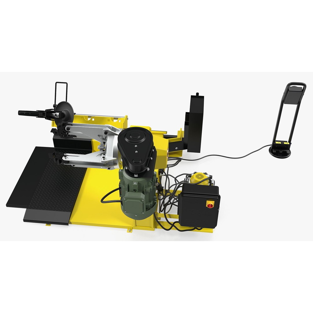 Truck Tyre Changing Machine 3D Model – PBR Industrial Equipment, FBX - View 10