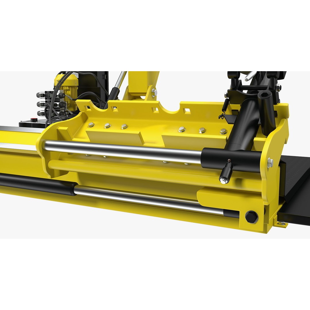 Truck Tyre Changing Machine 3D Model – PBR Industrial Equipment, FBX - View 17