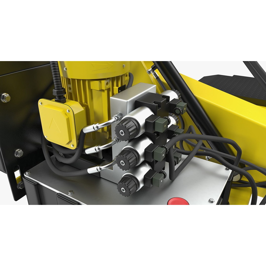 Truck Tyre Changing Machine 3D Model – PBR Industrial Equipment, FBX - View 19