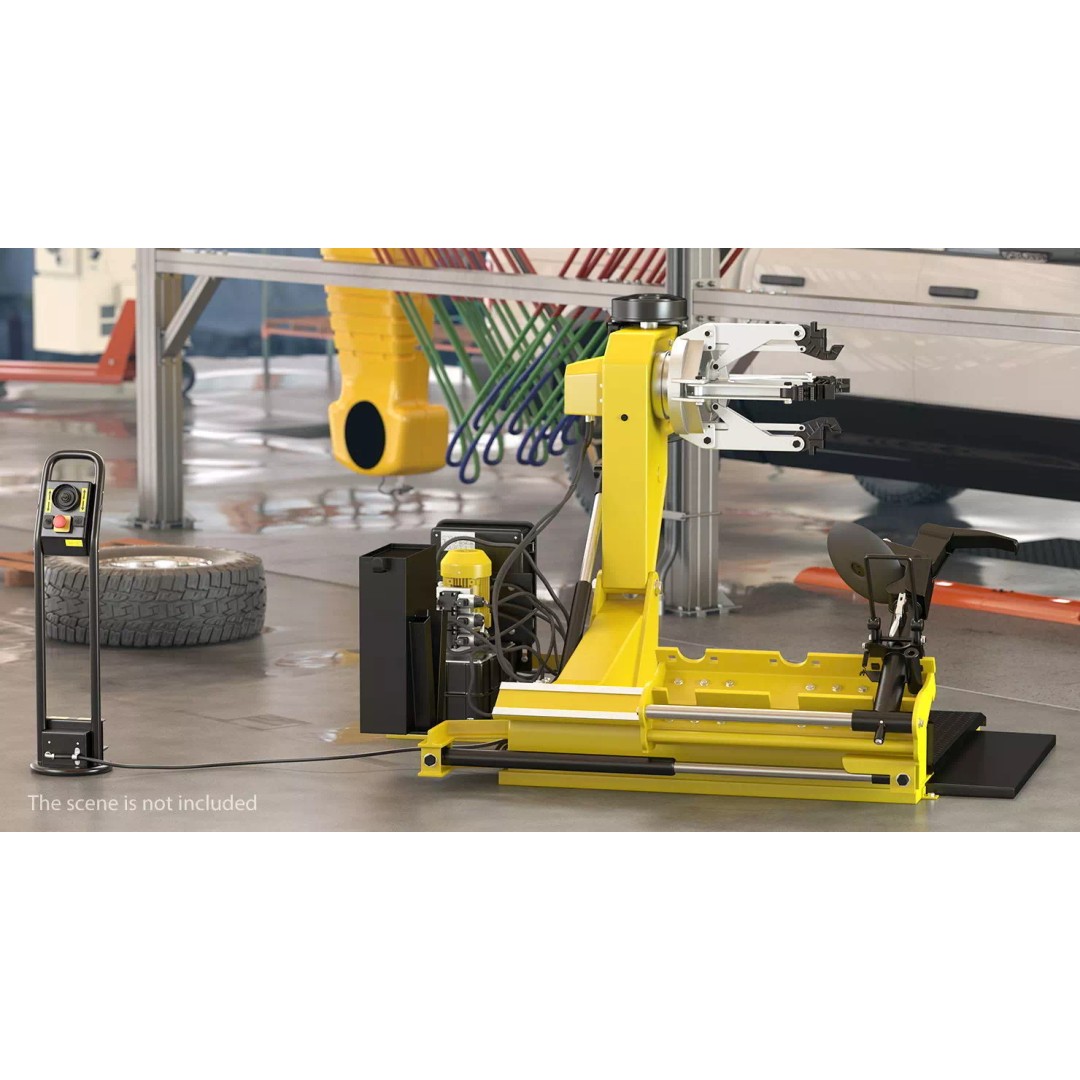 Truck Tyre Changing Machine 3D Model – PBR Industrial Equipment, FBX - View 2
