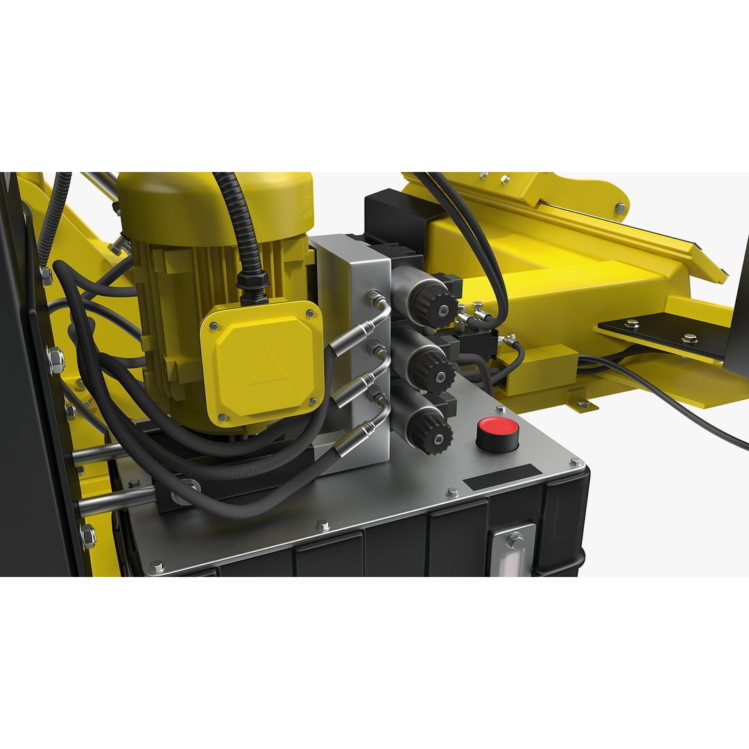 Truck Tyre Changing Machine 3D Model – PBR Industrial Equipment, FBX - View 21