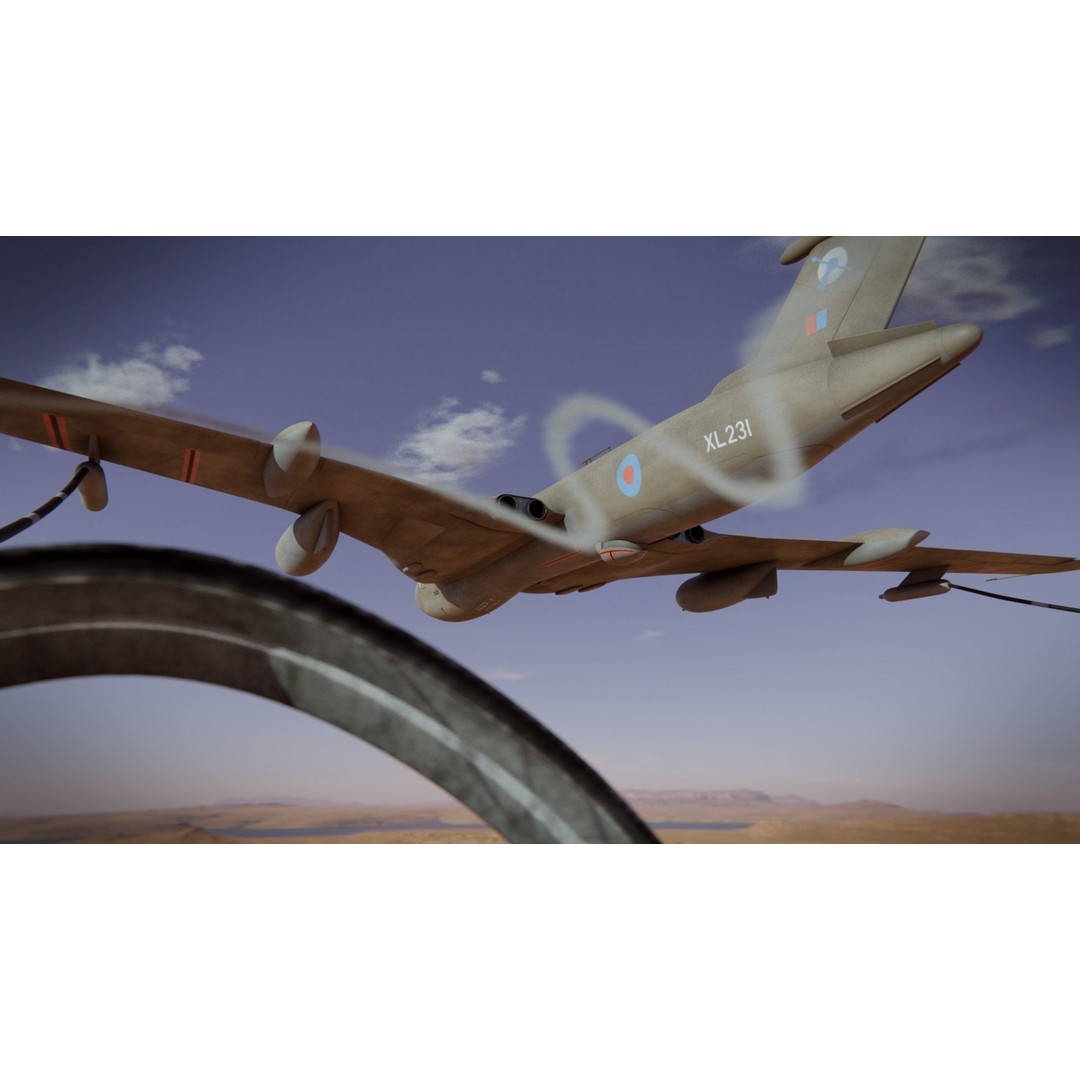 Handley Page Victor K2 Tanker 3D Model – High Poly Rigged Aircraft, FBX - View 6