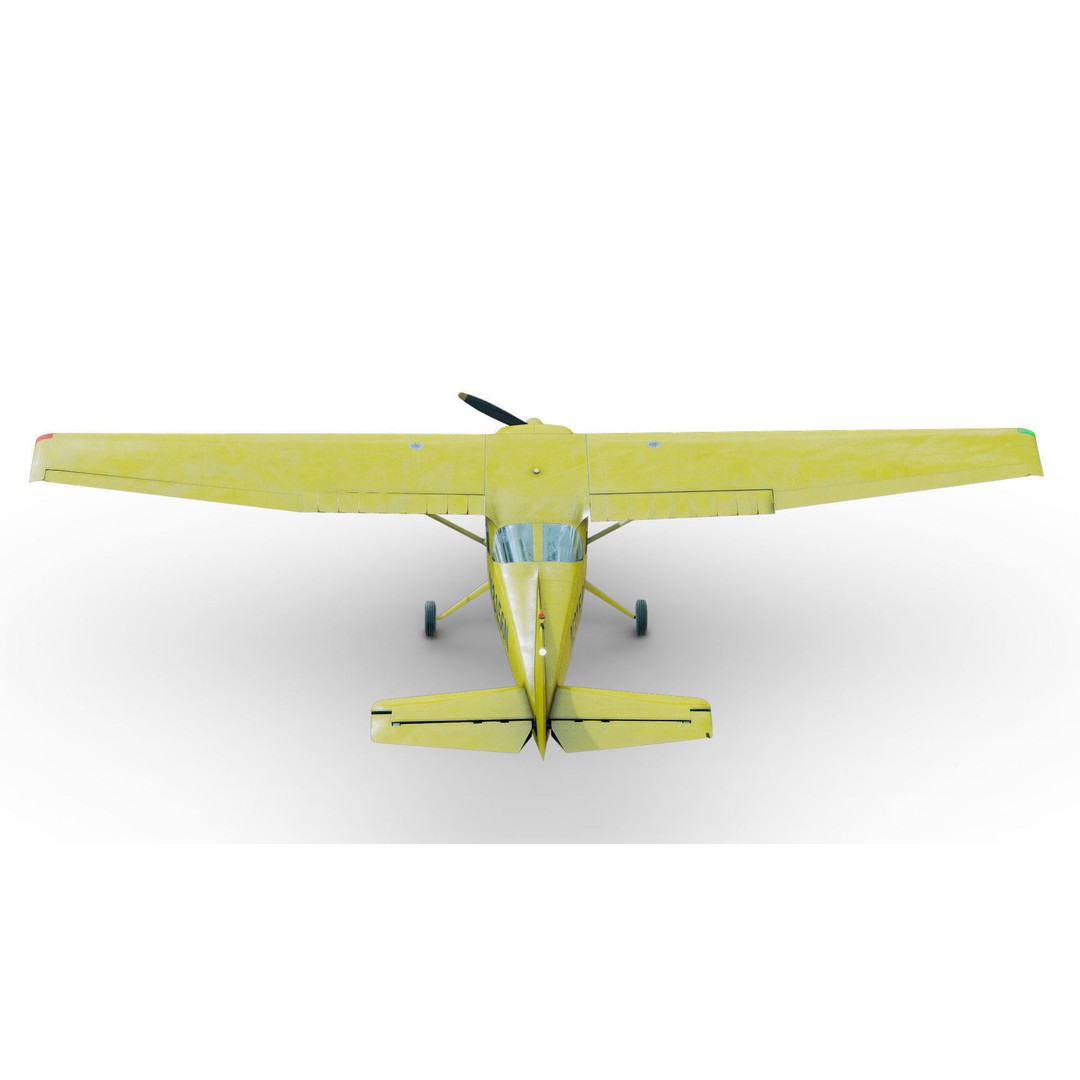Light Airplane 3D Model – Low Poly Game Ready Asset, FBX - View 41