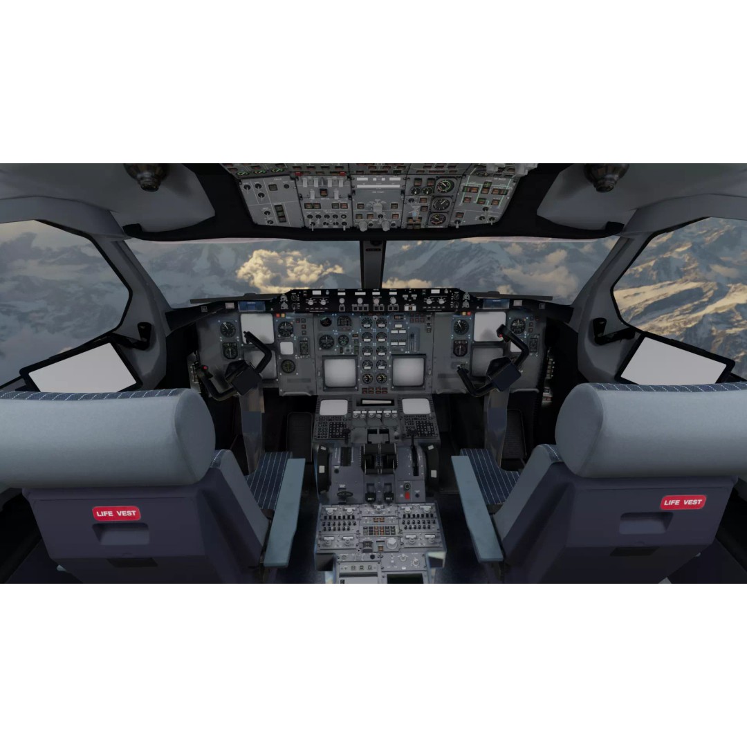 Airbus A310-300 3D Model – High Fidelity, Full Cockpit, Game Ready - View 4