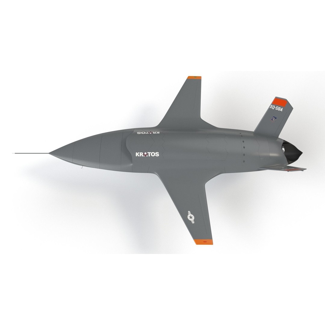 XQ-58 Valkyrie 3D Model – High Poly Military Drone, FBX, OBJ, Game Ready - View 15