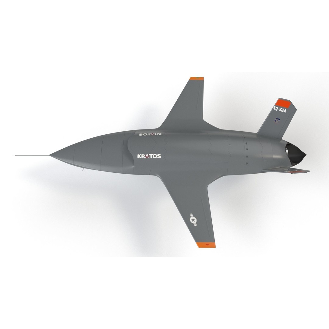 XQ-58 Valkyrie 3D Model – High Poly Military Drone, FBX, OBJ, Game Ready - View 16