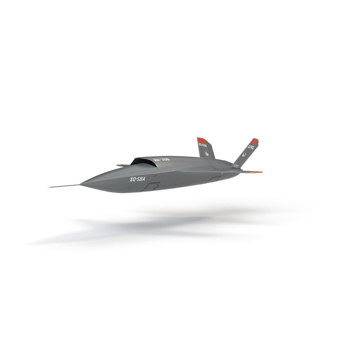 XQ-58 Valkyrie 3D Model – High Poly Military Drone, FBX, OBJ, Game Ready - View 20