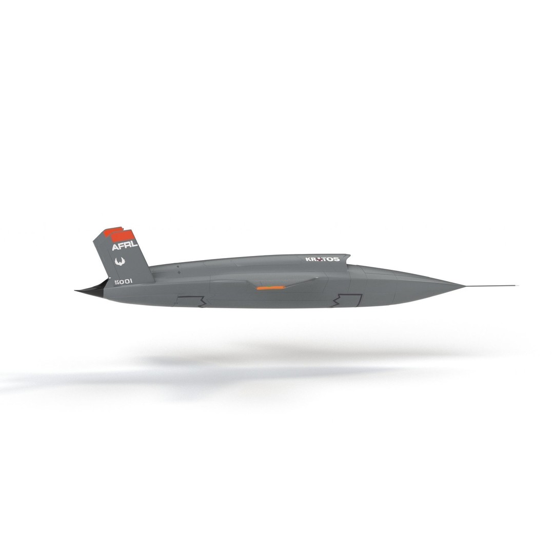 XQ-58 Valkyrie 3D Model – High Poly Military Drone, FBX, OBJ, Game Ready - View 26