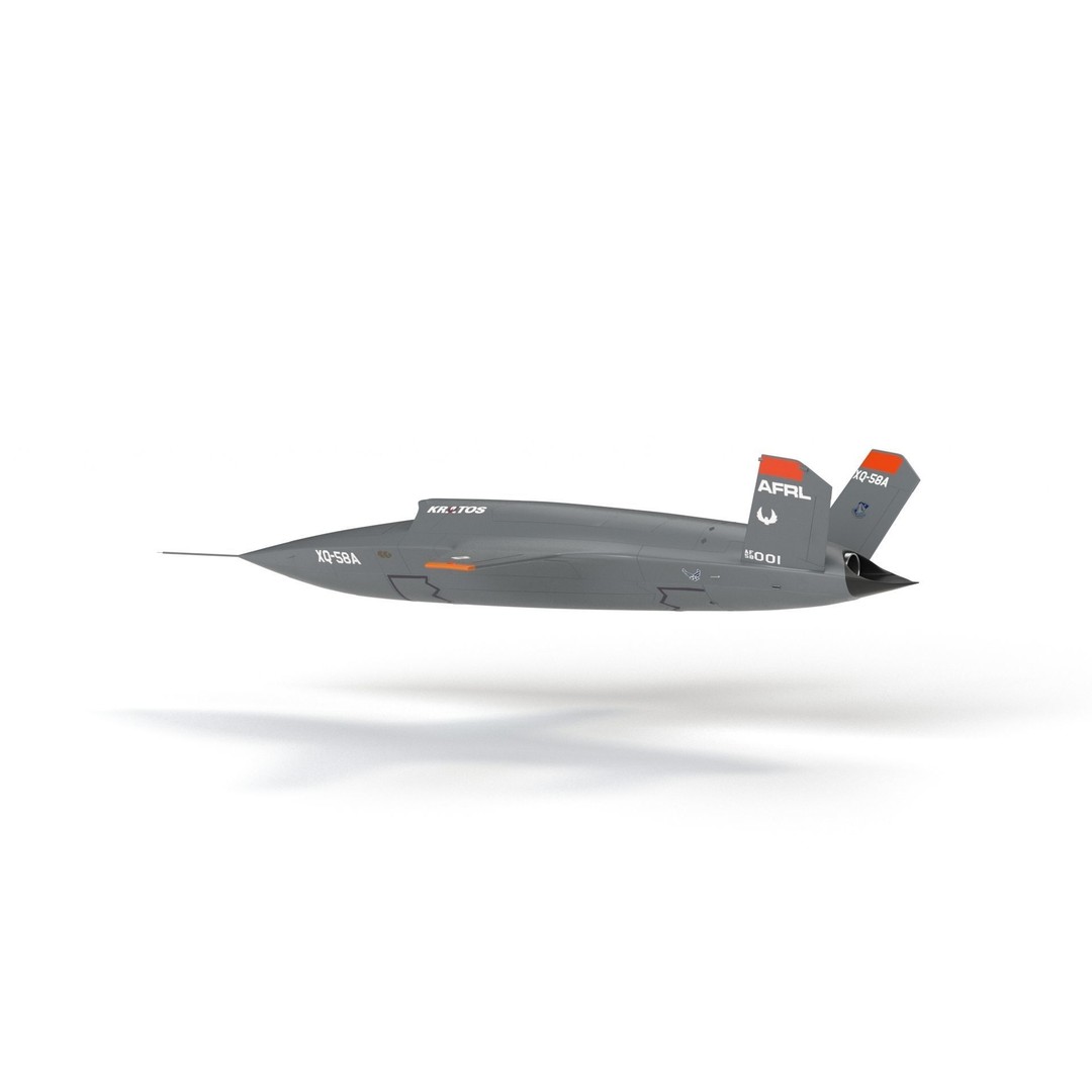 XQ-58 Valkyrie 3D Model – High Poly Military Drone, FBX, OBJ, Game Ready - View 31