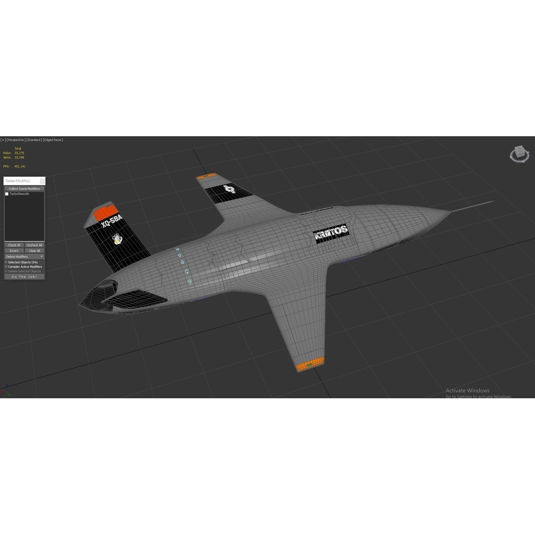 XQ-58 Valkyrie 3D Model – High Poly Military Drone, FBX, OBJ, Game Ready - View 8