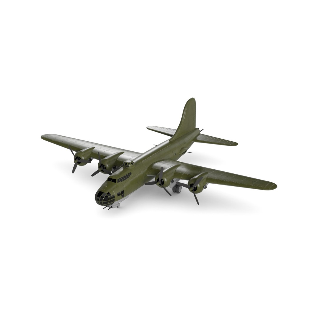 Tactical Bomber 3D Model – High Poly Military Aircraft, FBX