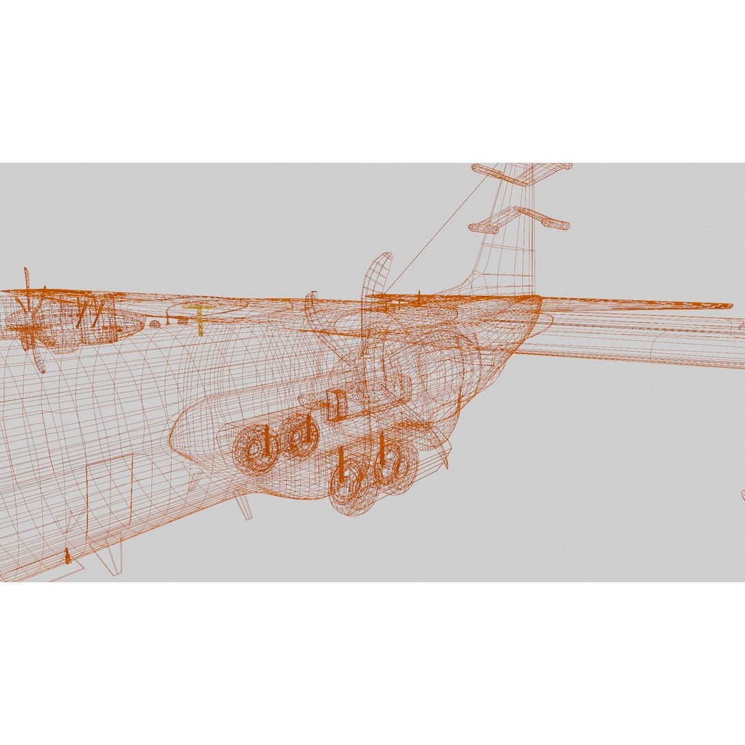 Lockheed Martin EC-130J 3D Model – Low Poly Military Aircraft, FBX - View 109